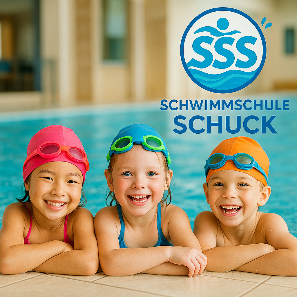 Kind schwimmt